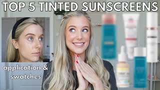 DRMTLGY Universal Tinted Moisturizer Sunscreen SPF 46 Demo on Dark Skin  How Bad is the White Cast [upl. by Aserat]