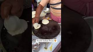 South Indian Pizza Making 🤤shorts [upl. by Maharva]