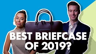 The Best Mens Leather Briefcase Of 2019 [upl. by Ydroj]