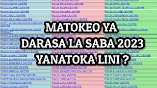 NECTA MATOKEO YA DARASA LA SABA 20232024 YANATOKA LINI  tarehe ya matokeo hii hapa [upl. by Stoneman]