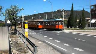 Sóller  Straßenbahn Touristenzug 10042010 [upl. by Ahsiekyt]