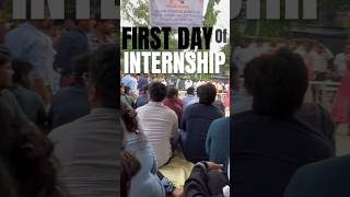 First day of internship MBBS mbbslife minivlog internship ip [upl. by Dolhenty149]