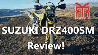 Suzuki DRZ400SM Review  19K Miles  Dirt amp Street [upl. by Eenaej966]