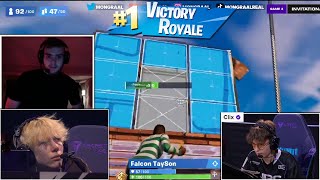 Mongraal Spectates Tayson Destroy Clix in FNCS Invitationals DAY 1 6 GAMES HIGHLIGHTS [upl. by Nivlag]