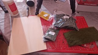 Outlining the Spitfire Mk1A crash scene diorama [upl. by Robers]