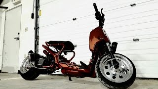 Honda Ruckus Build update [upl. by Hirsch]