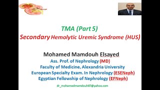 Secondary Hemolytic Uremic Syndrome 2ry HUS [upl. by Antonia294]