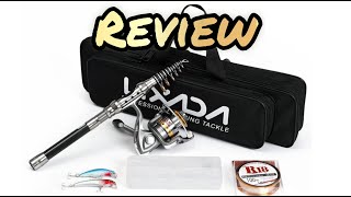 Lixada telescopic fishing rodreel REVIEW Love it [upl. by Niwled]