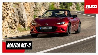 Mazda MX5 Facelift 2024 Kleiner Roadster großer Spaß  AUTO ZEITUNG [upl. by Aitnauq]