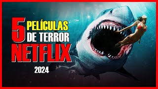 TOP 10 Mejores PELÍCULAS de TERROR en NETFLIX [upl. by Ahsenet]