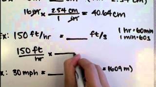 Physics Unit Conversion Review [upl. by Allveta]