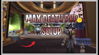 Wizard101 Max Death PvP Setup [upl. by Carrie]