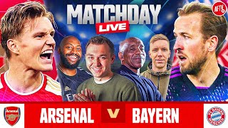 Arsenal 22 Bayern Munich  Match Day Live  Champions League [upl. by Fernand378]