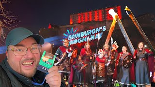 Edinburghs 2023 Torchlight procession with the Massed Pipes and Drums [upl. by Gnek]