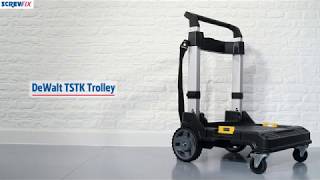 DEWALT TSTAK Trolley  Screwfix [upl. by Dleifniw]