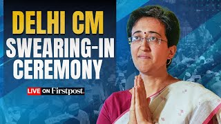 Delhi CM Swearingin Ceremony LIVE AAP Leader Atishi Takes Oath as Delhis New Chief Minister [upl. by Rodd968]