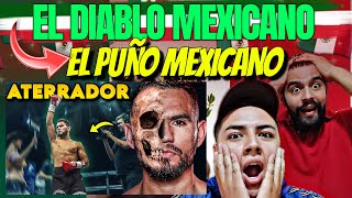 Reacción 🇲🇽 El ATERRADOR BOXEADOR MEXICANO 🥊🇲🇽 l DUERME a TODOS de UN GOLPE 💚😲 [upl. by Ecnarretal]