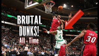 BRUTAL NBA DUNKS  MOST SAVAGE MOMENTS All  Time  NEW  HOOPS [upl. by Corrina]