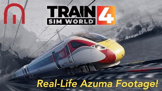 Train Sim World 4  REAL Azuma Footage to Compare [upl. by Kneeland]