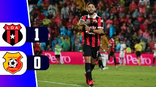 ALAJUELENSE VENCE 1  0 AL HEREDIANO POR LAS SEMIFINALES IDA LIGA COSTA RICA  REY DEPORTIVO [upl. by Plank383]