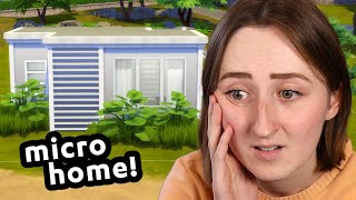 i built a fully functional MICRO home in the sims [upl. by Amelie]