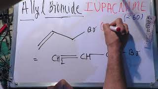 iupac name of allyl bromide In Hindi  iupac nomenclature of organic chemistry  iupac name [upl. by Georgia996]