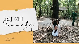 Cu Chi Tunnels Vietnam  Vietnam Vlog [upl. by Inasah171]