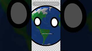 Earth TestSOLARBALLS FAN ANIMATION shorts alightmotion solarballs [upl. by Cresa]