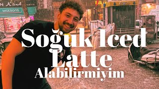 SOĞUK ICED LATTE alabilir miyim  icedcoffee icedlatte barista [upl. by Adnic]