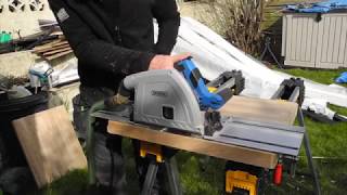 DRAPER TOOLS 165mm Plunge Saw with Rail review [upl. by Iolanthe]