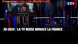 JO 2024  la TV russe menace la France [upl. by Manny323]