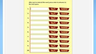 Spelling TestMe  VocabularySpellingCity Games [upl. by Thurlough]