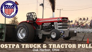 Oak Harbor Ohio  OSTPA Truck amp Tractor Pull 2023 [upl. by Ahtiekal]