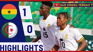 Ghana Vs Algeria 10 Extended Highlights AFCON U23 Qualifiers [upl. by Tristram]