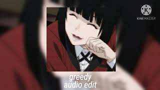 Greedy  Audio Edit  Arianna Grande [upl. by Schwab]