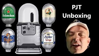 Hypocrite Heineken Blade Unboxing amp kegs beermachine homebar shocker [upl. by Eteragram]