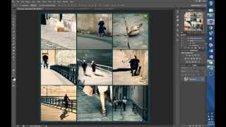 Creating an image grid in Photoshop [upl. by Buckingham]