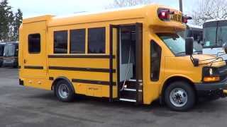 Northwest Bus Sales  NEW 2014 Chevrolet Starcraft Quest Type A Wheelchair School Bus  B13122 [upl. by Kantos]