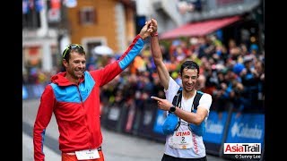 UTMB 2017 Le Duel Francois DHaene and Kilian Jornet [upl. by Robyn]