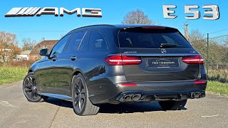 MercedesAMG E53 Estate  REVIEW on AUTOBAHN [upl. by Yrrag]