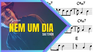 NEM UM DIA  UM DIA FRIO  DJAVAN  SaxTenor Playbacks Partitura [upl. by Lerred]