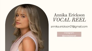 Annika Erickson Vocal Reel [upl. by Ninahs]