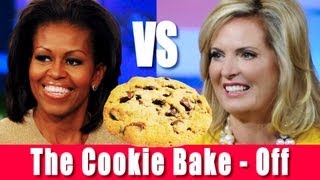 Michelle Obama vs Ann Romney The Cookie BakeOff Musical [upl. by Thurber887]