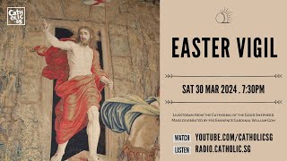 Easter Vigil 2024 – Catholic Mass Today Live Online [upl. by Wash]