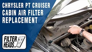 How to Replace Cabin Air Filter 2003 Chrysler PT Cruiser [upl. by Daphne]