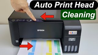 Epson ET 2400 Print Head Cleaning L1210 L1250 L3210 L3250 Printers Auto Print Head Cleaning [upl. by Alexandrina]