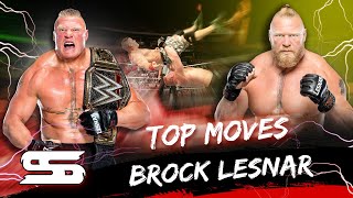 Top 93 moves of Brock Lesnar [upl. by Postman636]