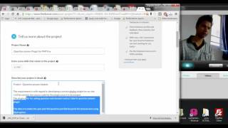 1Freelancer How to post a project in Freelancer [upl. by Harday50]