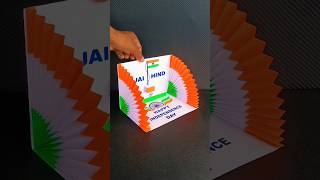 🇮🇳 15 August Greeting Card Making 🇮🇳  Paper Craft shorts trending viral [upl. by Westfahl192]