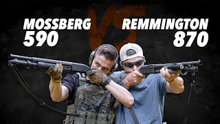 Best Budget Tactical Shotgun  Mossberg 590 vs Remington 870 [upl. by Maroj]